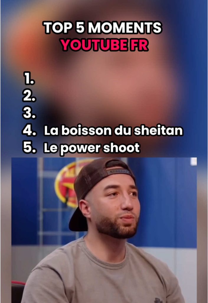 Top 5 des moments du Youtube fr