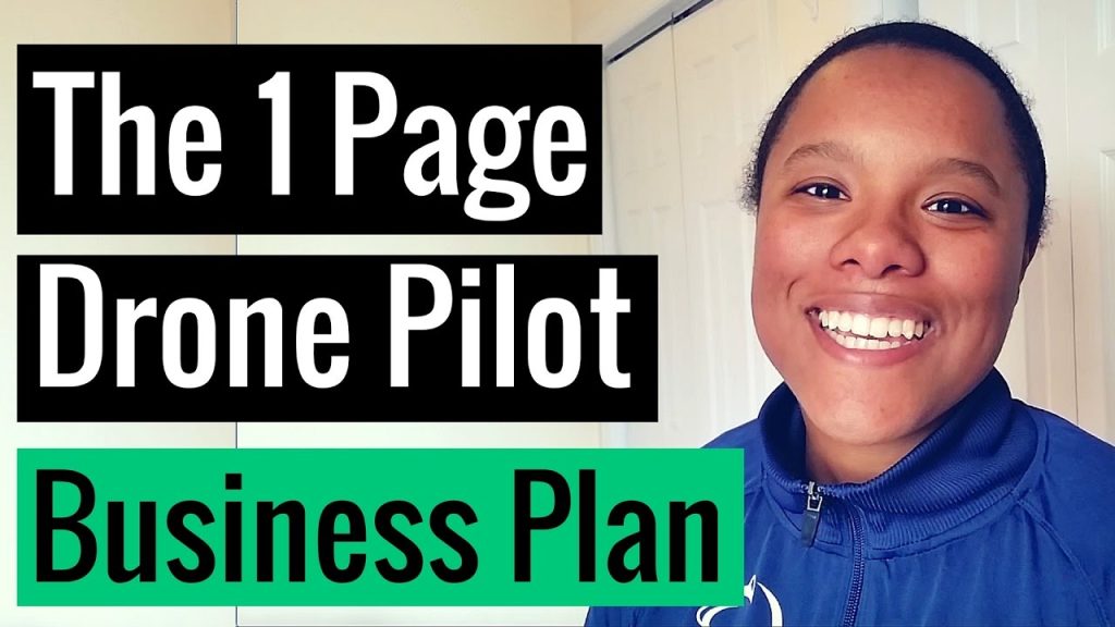 How to Write a One-Page Business Plan for your Drone Company