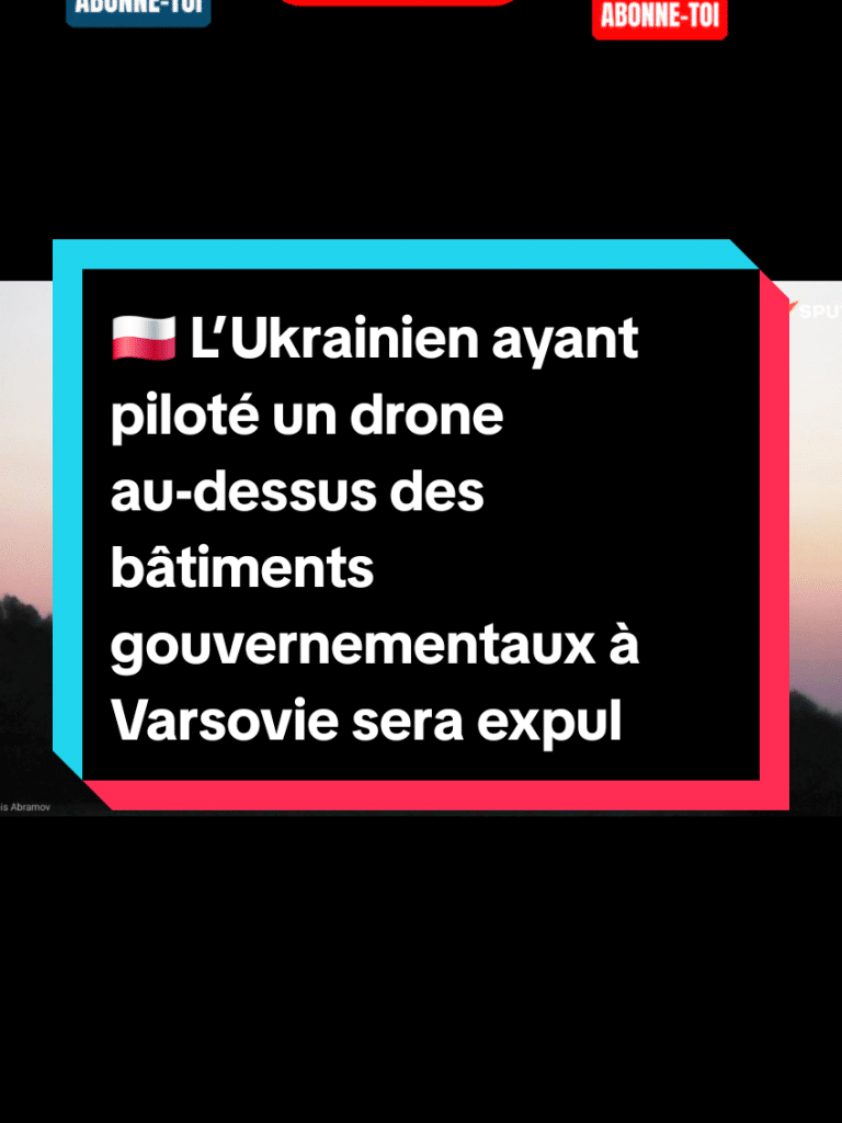 L’Ukrainien ayant piloté un drone au-dessus des bâtiments gouvernementaux à Va