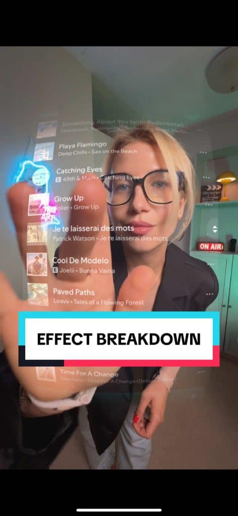Effet de défilement de téléphone créatif fait dans que dois-je faire ensuite?