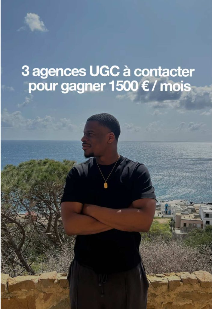 Tu veux décrocher des collabs UGC et gagner jusqu’à 1500 €/mois ? Voici 3 agenc