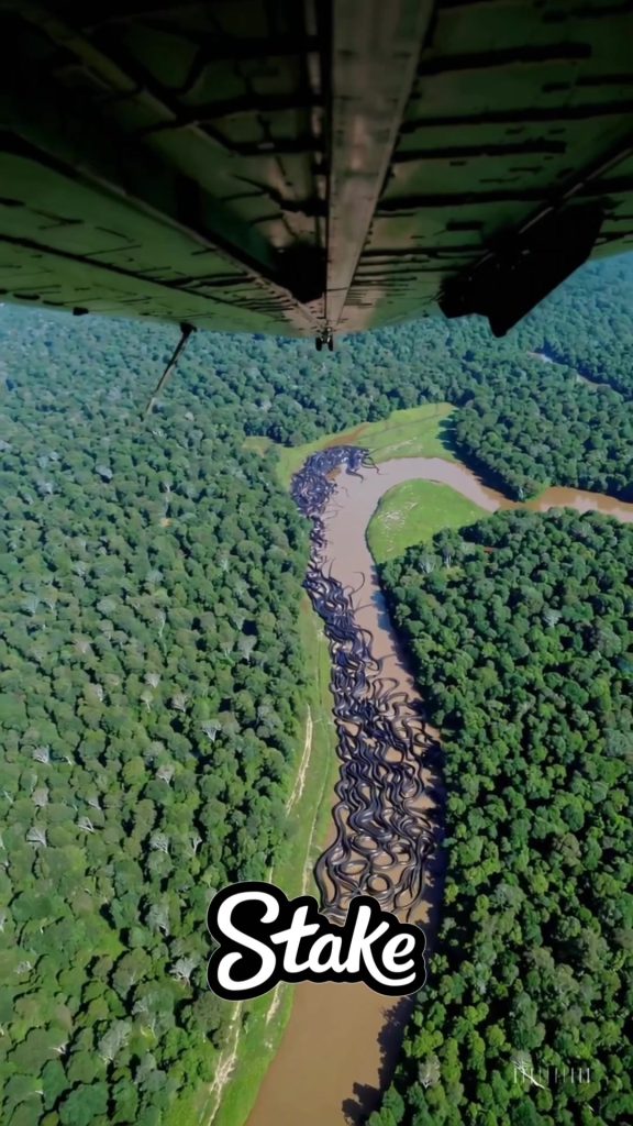 Lors d'un balayage aérien classifié sur le bassin amazonien, la reconnaissance militaire