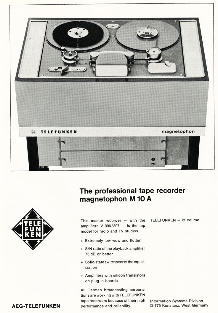 Pinterest Phantom Productions reel to reel tape recorder 1908 ad collection
