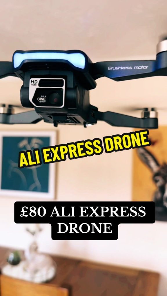 Filant le drone de 80 £ que j'ai ramassé chez Ali Express