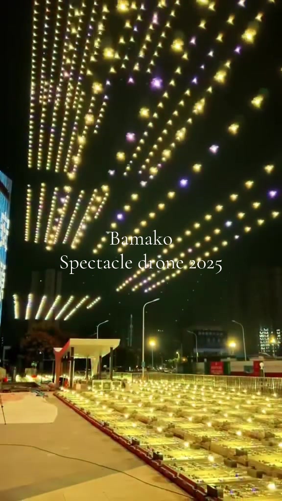 C’était époustouflant la nuit du spectacle de drone à Bamako 2025