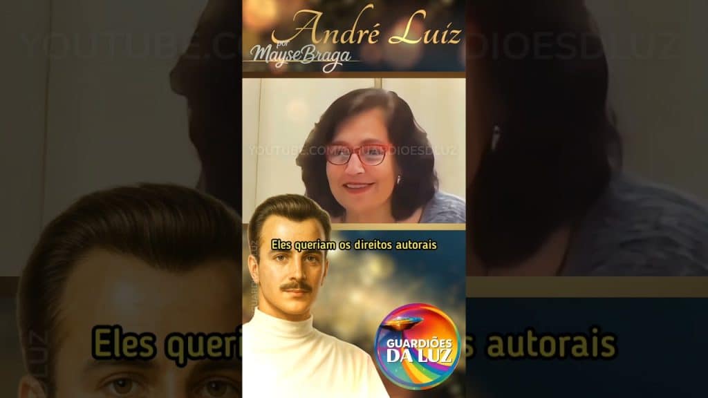 ANDRÉ LUIZ POR MAYSE BRAGA #shortsadoptme #fe #espiritismo #youtuber #chicoxavier #reflexão