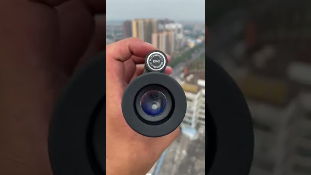 تلسكوب عالي التكبير، استخدمها لرؤية المنتجات بوضوح على بعد ستة كيلومترات