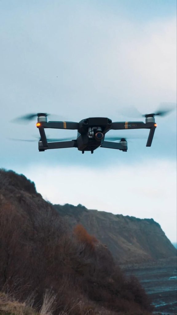 pinterest Mavic Pro flying in slow motion.