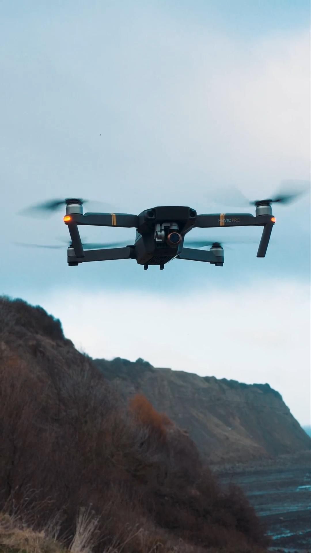 pinterest Mavic Pro flying in slow motion.