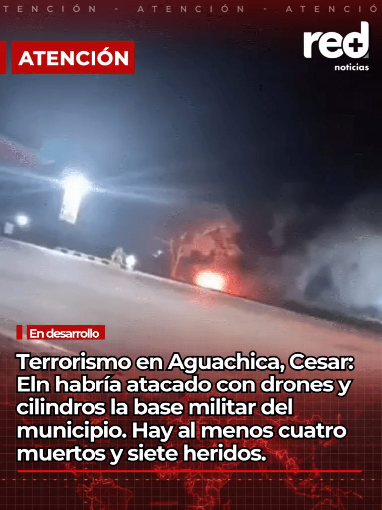 ATTENTION | Selon les informations préliminaires fournies à Red+ Noticias, l'ELN aura