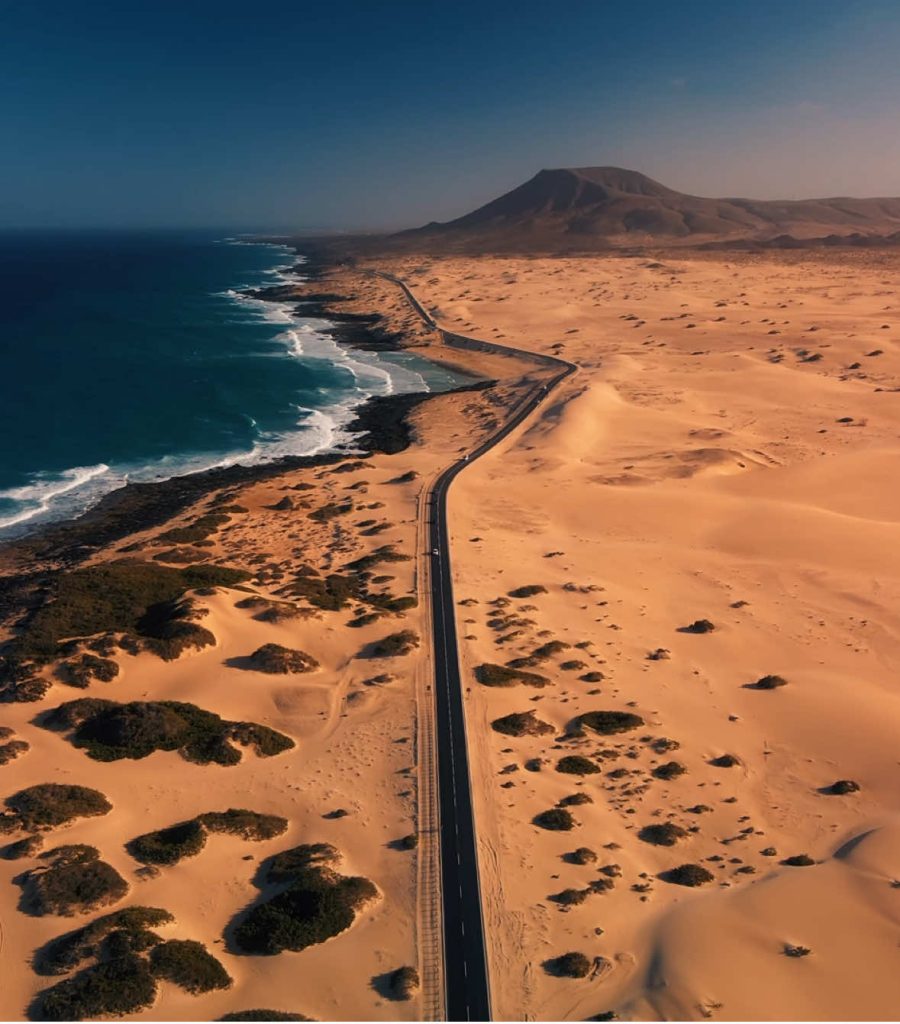 Fuerteventura est un pur cinéma. On a l'impression d'être sur Mars. J'ai tourné tellement de clips