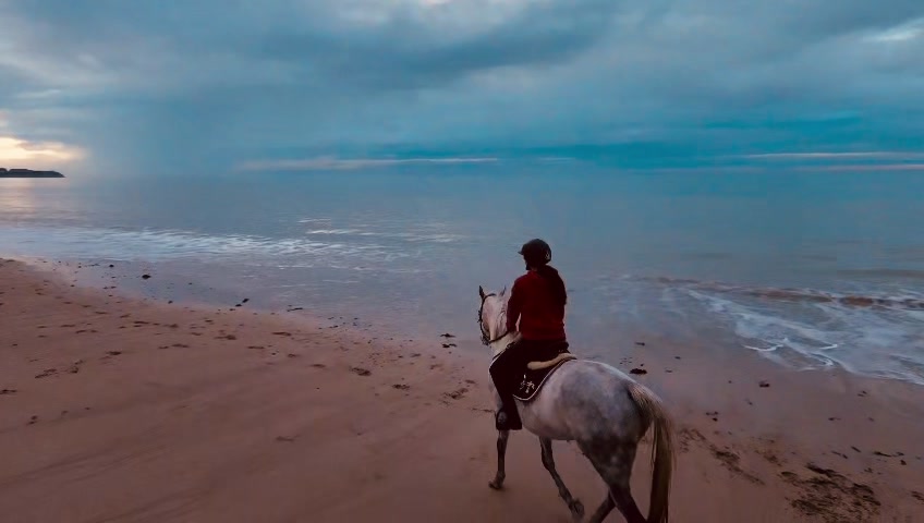 essaie de drone à la plage