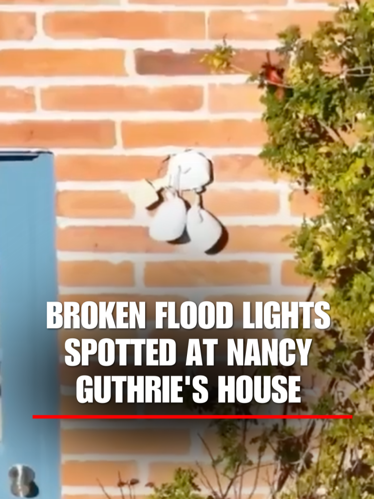 NOUVEAU : Les images du drone de FOX News semblent montrer des projecteurs cassés près d'une porte à t