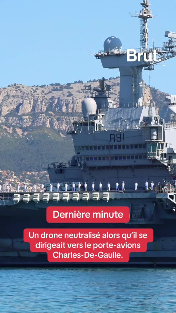 Un drone neutralisé alors qu’il se dirigeait vers le porte-avions Charles-De-G