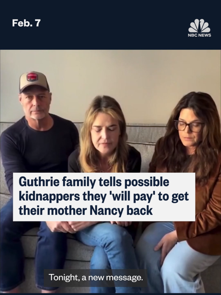 La co-présentatrice de « AUJOURD'HUI », Savannah Guthrie, s'est adressée au possible kidnappeur de sa mère dans