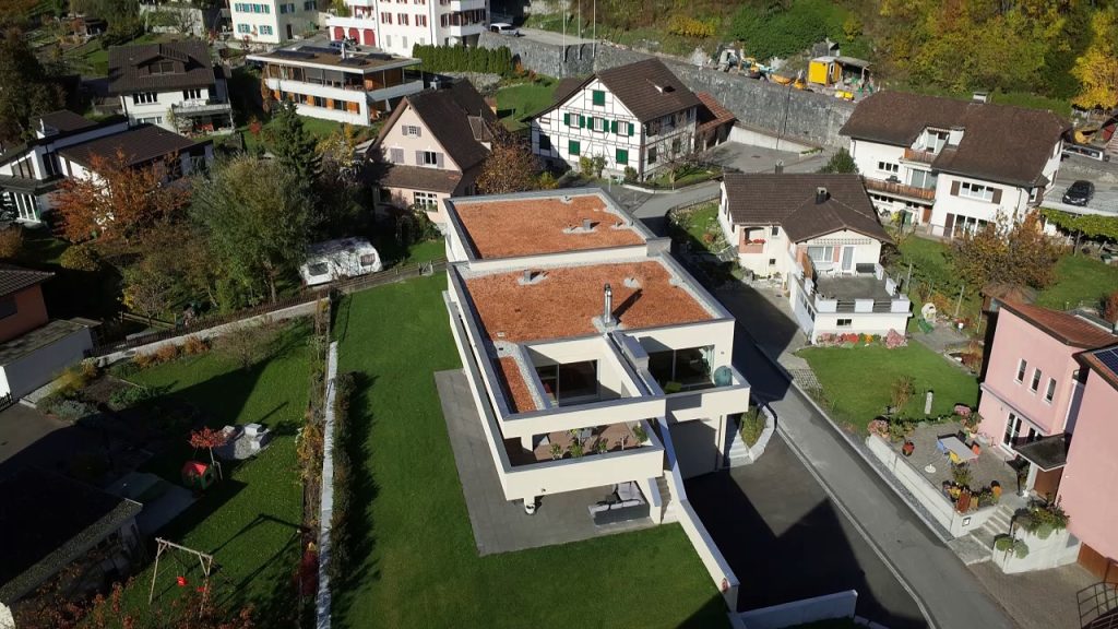 Photos architecturales drone 2015 du district de Sargans AG