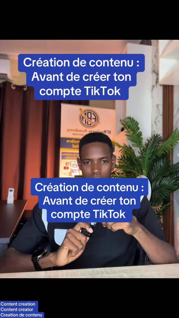 Création de contenu : Avant de créer ton compte TikTok Content creation Co