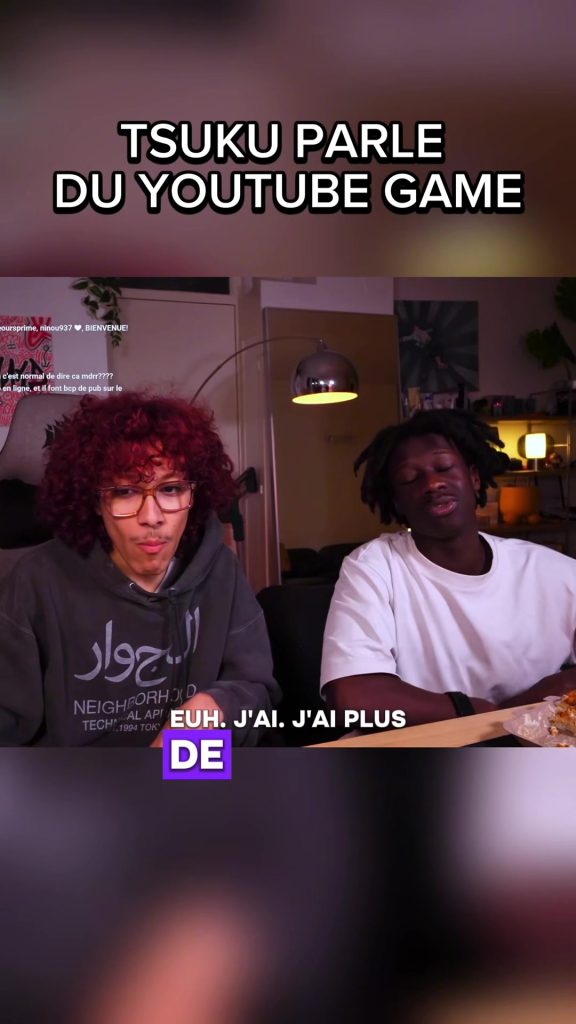 TSUKU PARLE DU JEU YOUTUBE