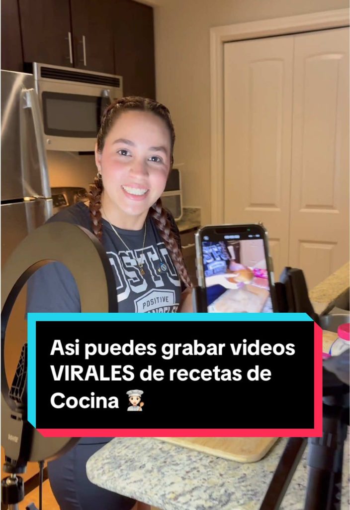 Vous pouvez ainsi enregistrer des vidéos VIRALES de recettes de cuisine.