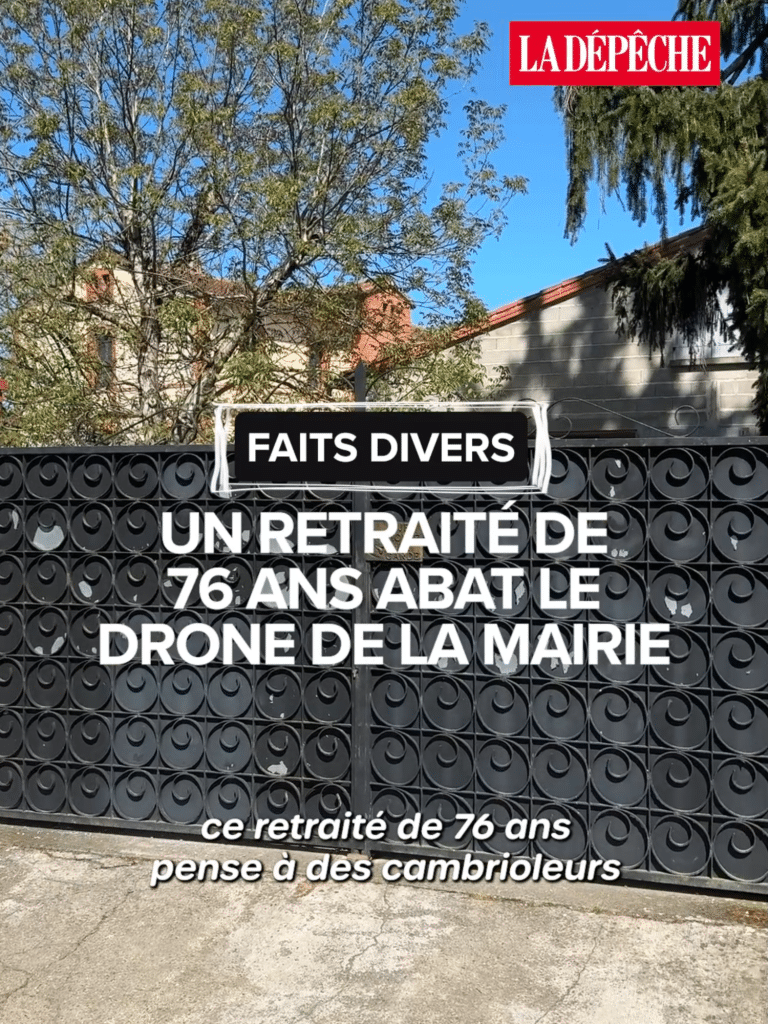 Dans la petite commune de Nohic, un retraité de 76 ans a abattu un drone à coup