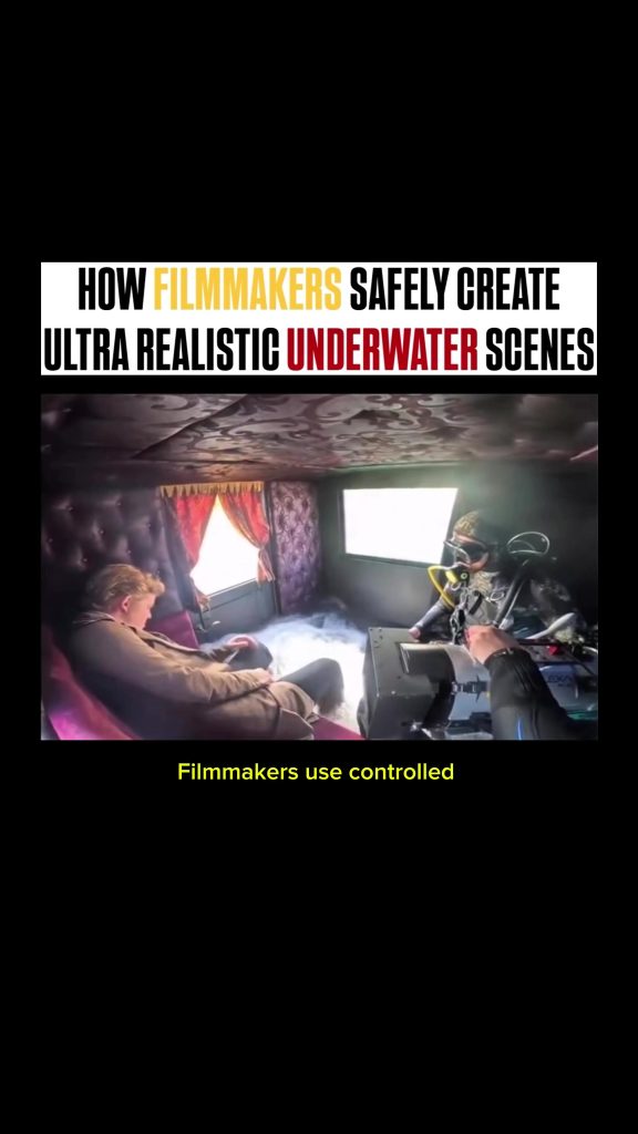 La vérité cachée derrière des scènes de film sous-marines parfaites Capturer des images cinématographiques et