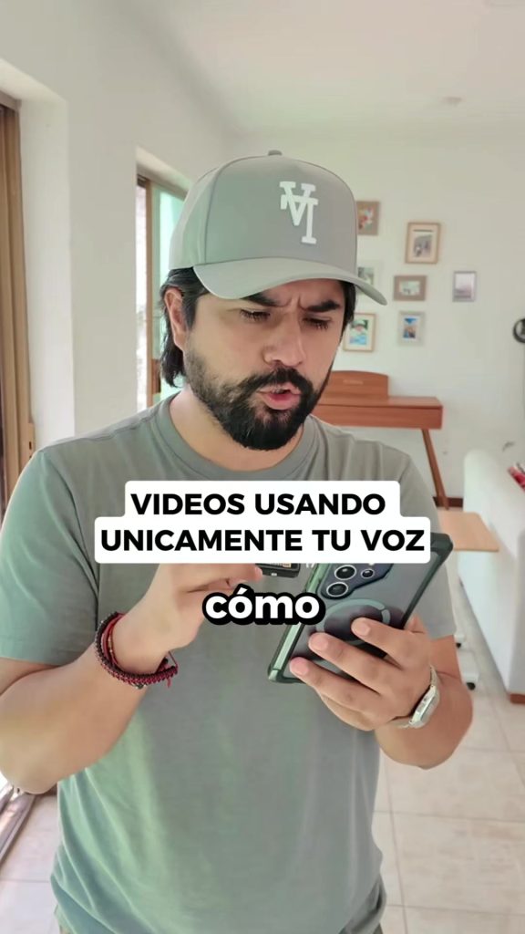 Vidéo utilisant uniquement votre voix