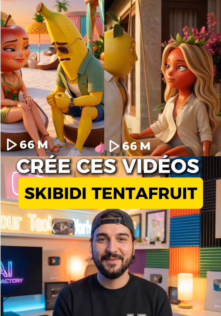Voici comment créer ses vidéos ultra viral de l’île de la Skibidi tentafruit !