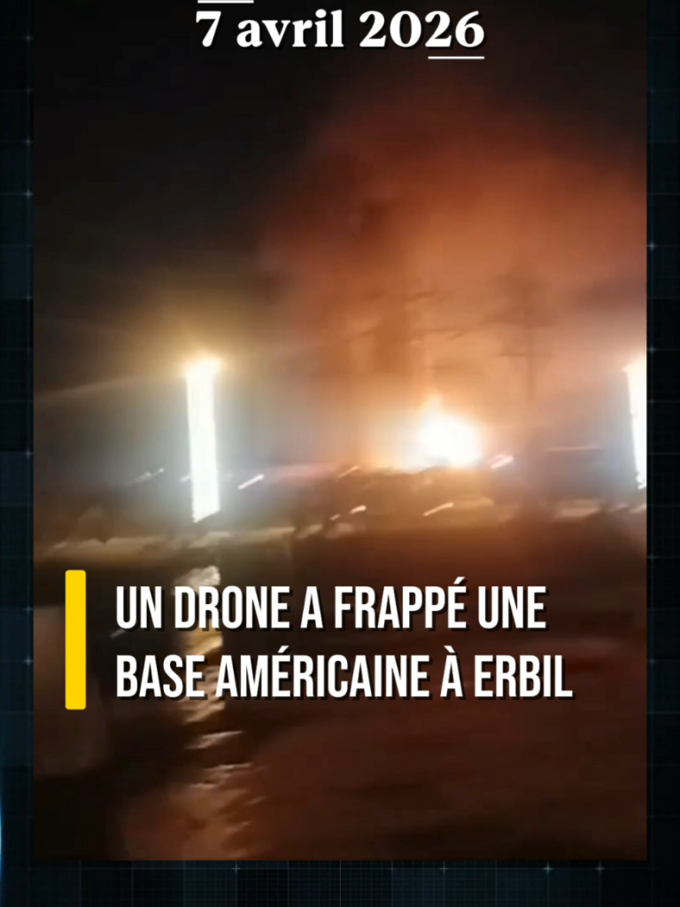 Un drone a frappé une base américaine à Erbil