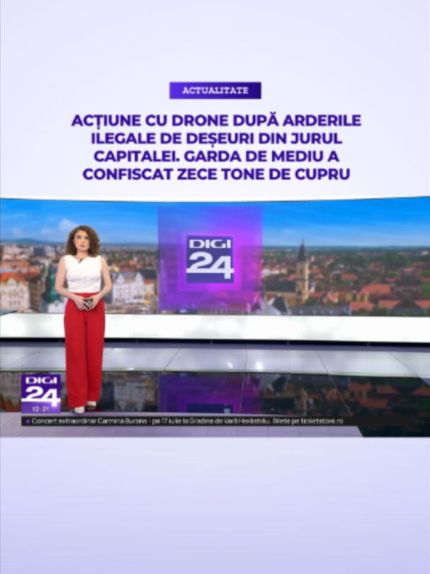 Action avec des drones après l'incinération illégale de déchets autour de la Capitale. Garde de