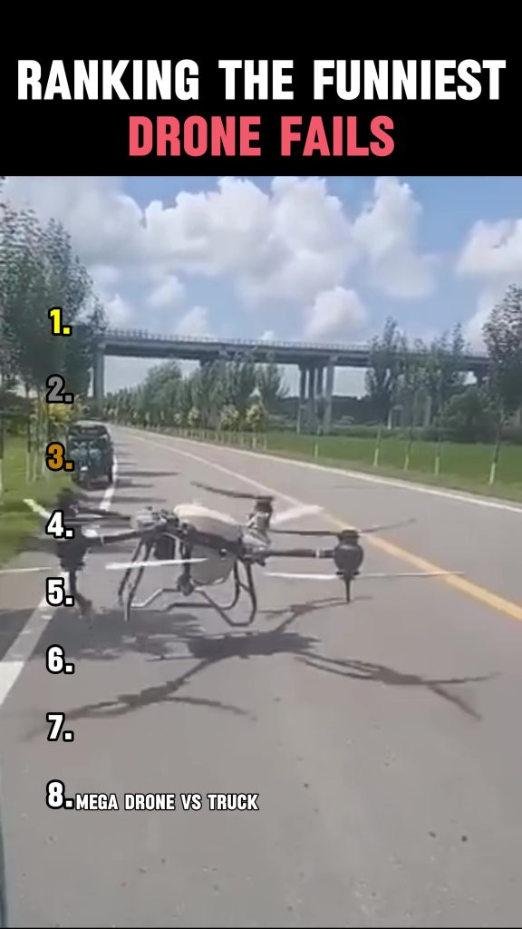 CLASSEMENT DES ÉCHECS DE DRONE LES PLUS DRÔLES JAMAIS
