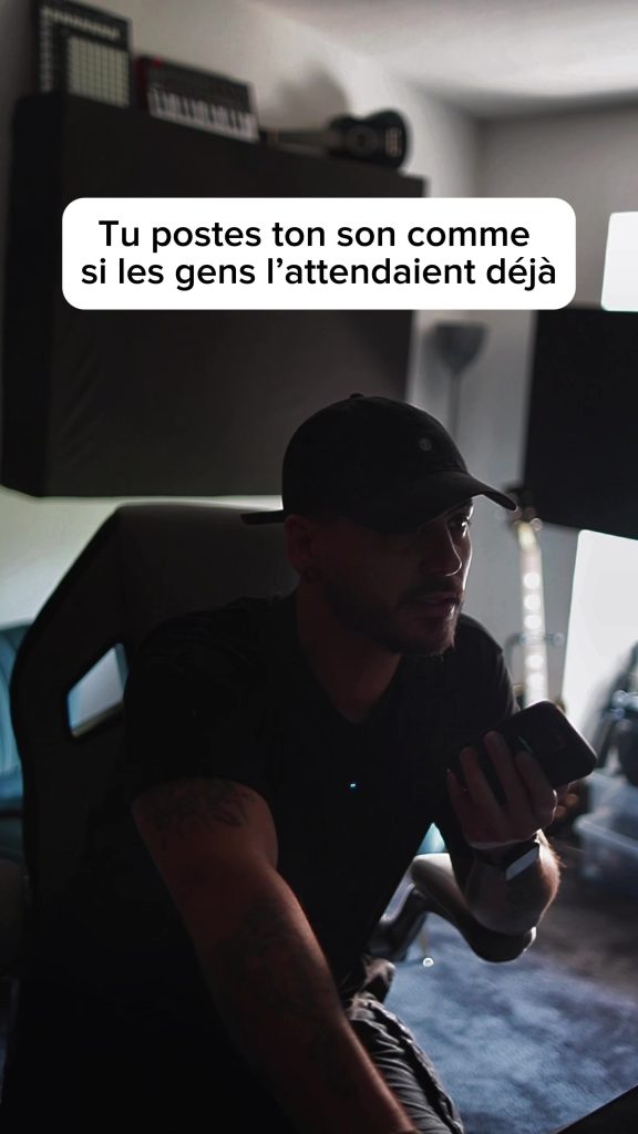 Tu ne postes pas juste un son : tu testes une accroche, un angle et une réactio