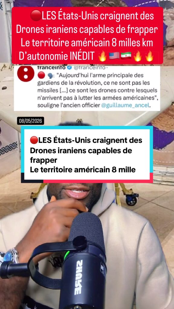 LES États-Unis craignent des Drones iraniens capables de frapper Le territoir