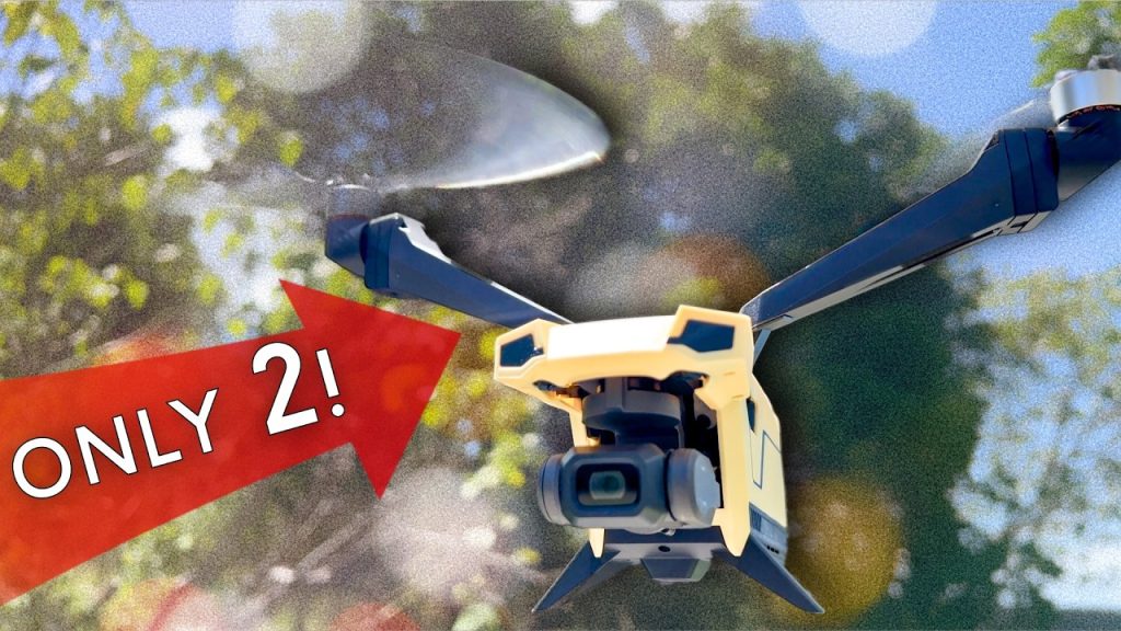 Drone ultra-silencieux et portable avec seulement 2 hélices ! Drone VCOPTER Falcon mini bicoptère 4K