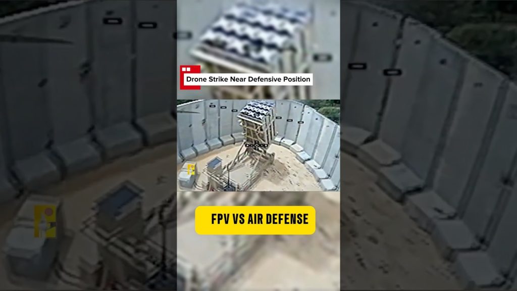 Recon Drone Tracks Air Defense Site. #military #shorts