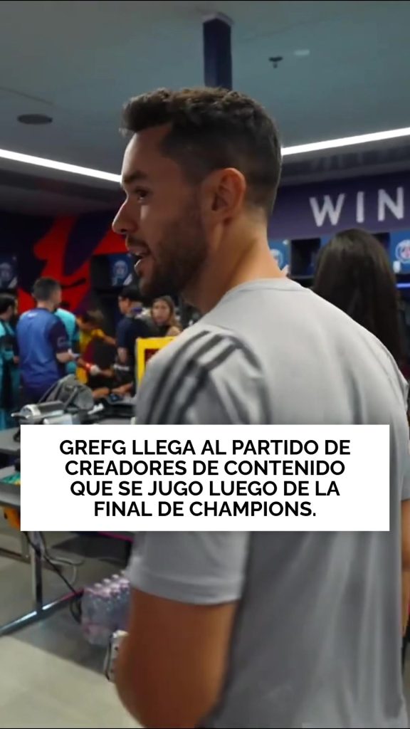 GREFG ARRIVE AU MATCH DES CRÉATEURS DE CONTENU QUI A ÉTÉ JOUÉ APRÈS LA FINALE