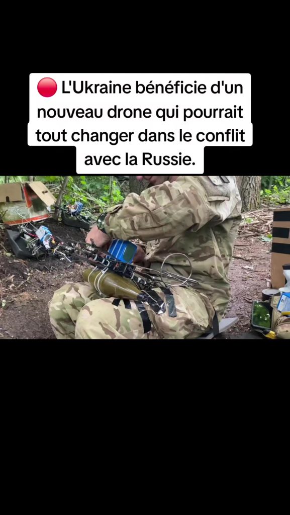 L'Ukraine bénéficie d'un nouveau drone qui pourrait tout changer dans le confl