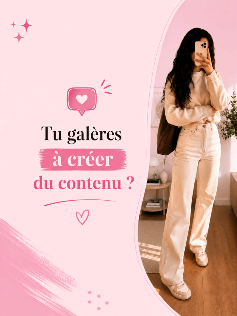 Tu passes des heures à créer du contenu... pour finalement ne rien publier ?
