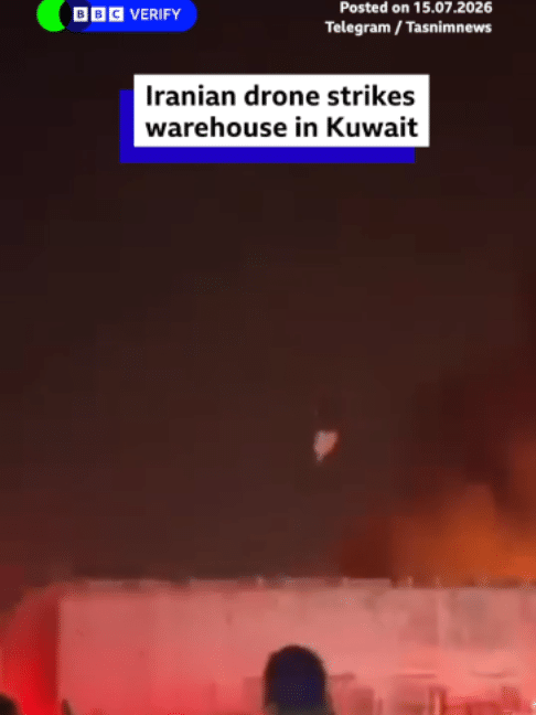 Un drone iranien a frappé un entrepôt au Koweït lors de la quatrième nuit d'attaques