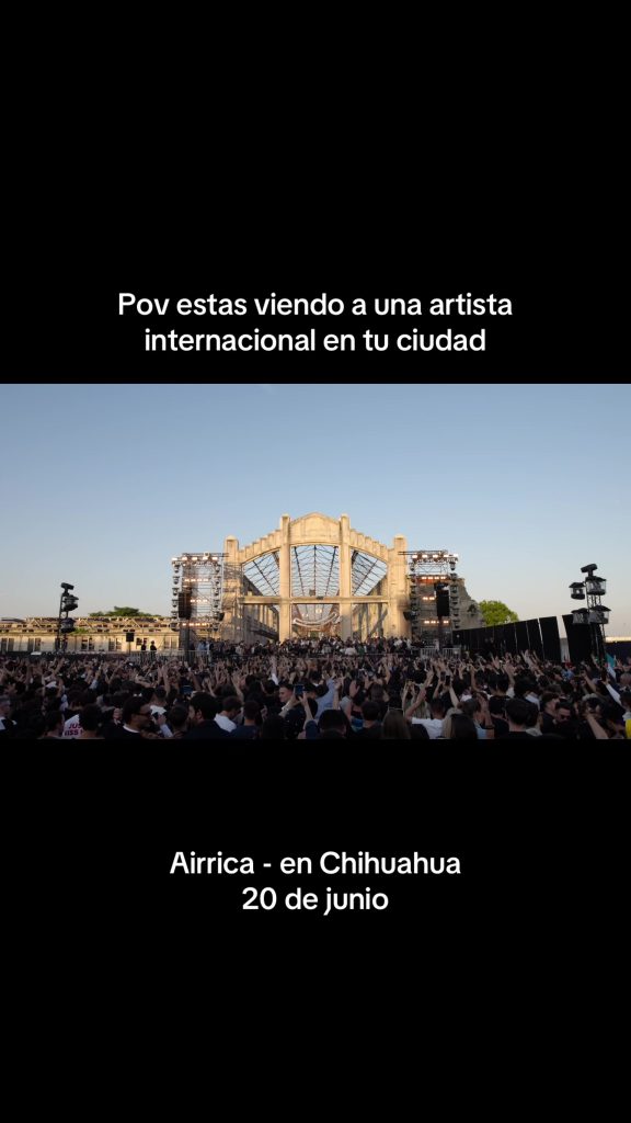 Airrica vient à Chihuahua pour la première fois. Producteur et DJ basé à Los Angeles