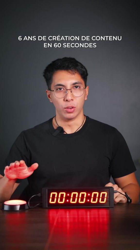 6 ans de création de contenu en 60 secondes