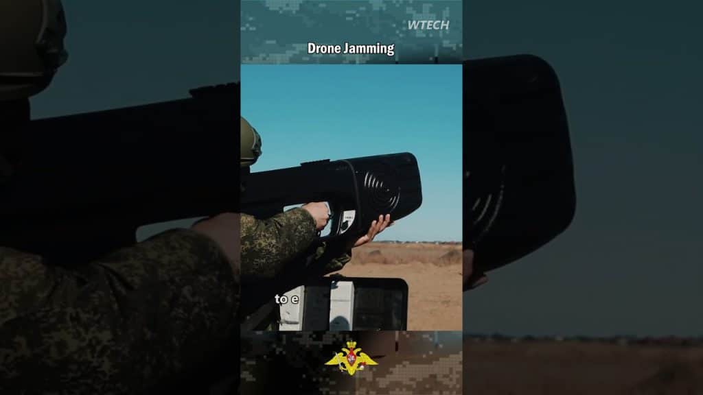 FPV drone jamming in ground force training