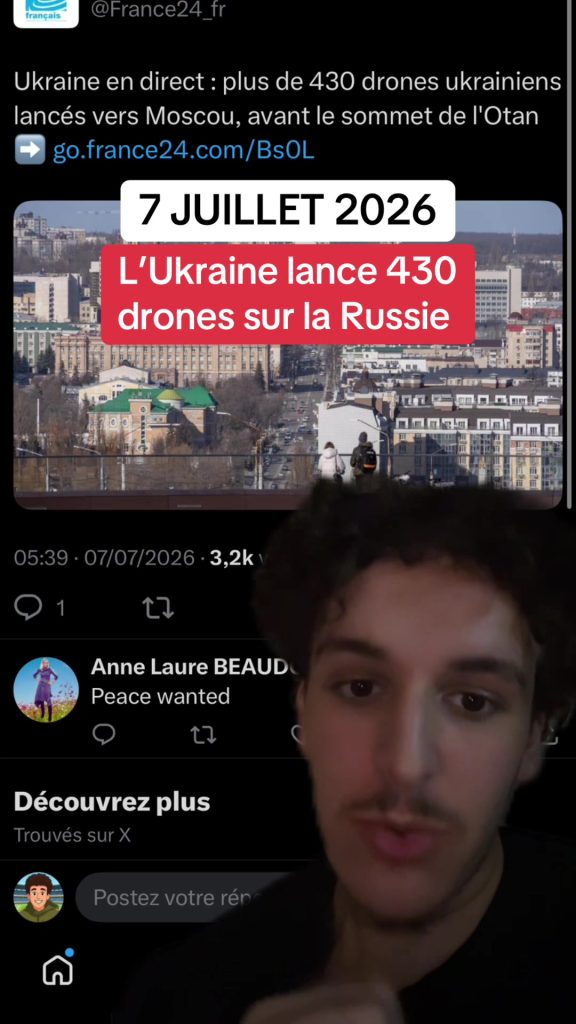 430 drones ukrainiens lancés c’est énorme