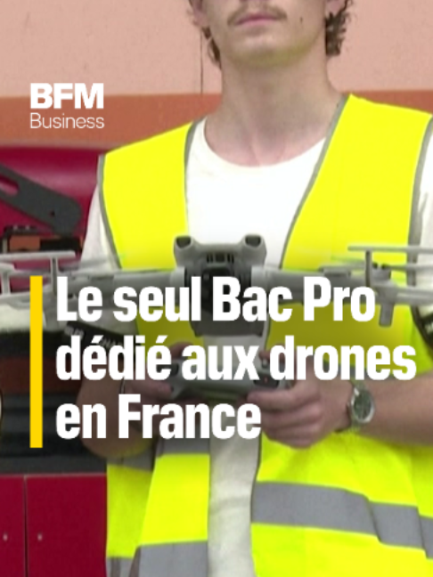 Le premier Bac Pro dédié aux drones en France Dans le Bas-Rhin, en Alsace, le