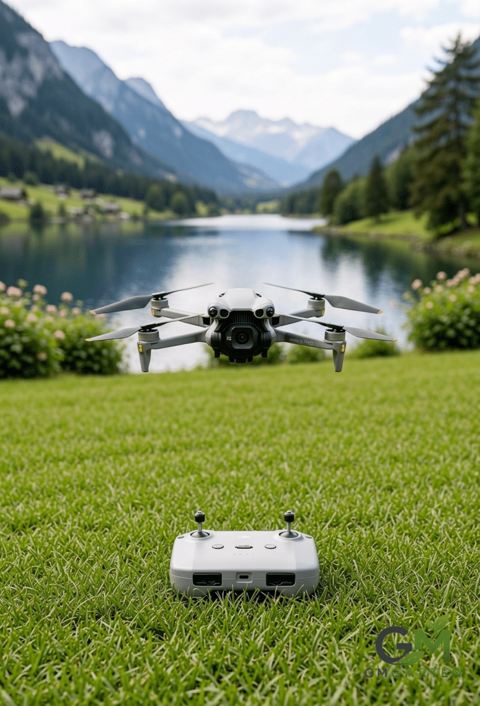 pinterest DJI Mini 5 Pro Drohne: 4K Luftaufnahmen mühelos festhalten – jetzt bei GM Garten!