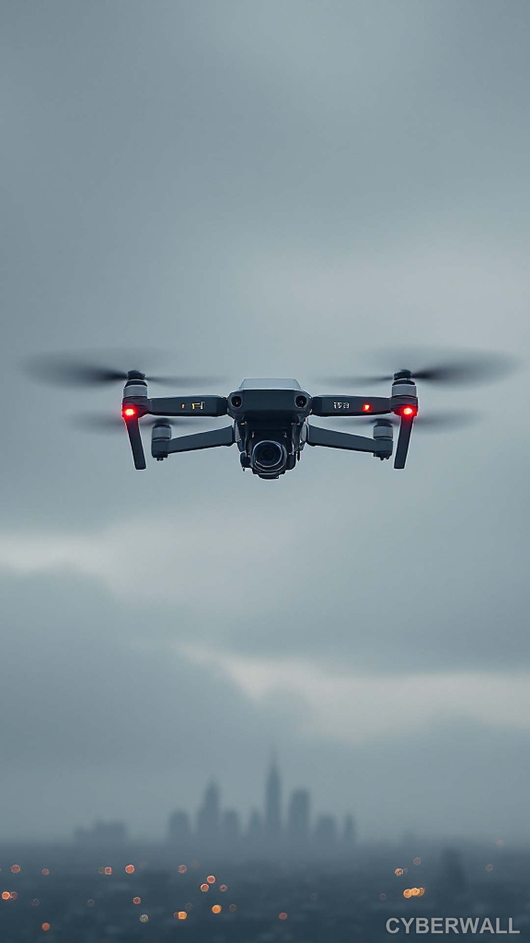 Pinterest Solitary Drone – FREE 4K Download | Cyberpunk Wallpaper