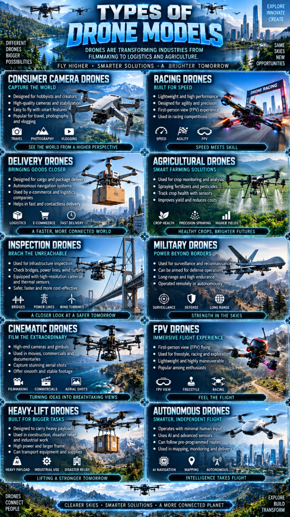 Pinterest Types of Drone Models